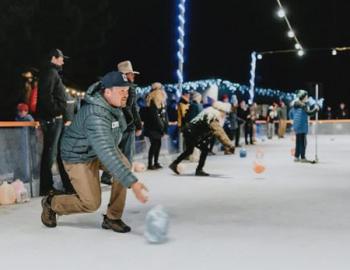 SnowFest Milk Jug Curling